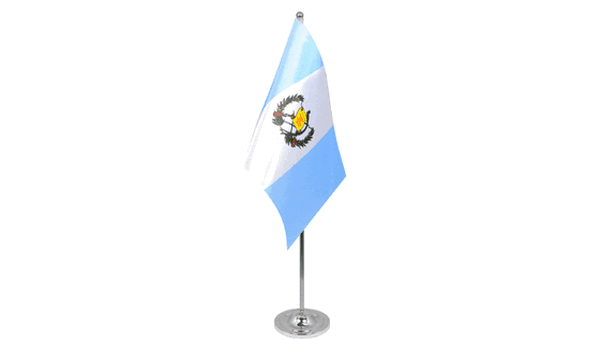 Guatemala Satin Table Flag